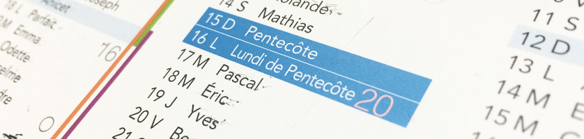 legislation info details travail conges lundi pentecote 16 mai 2016