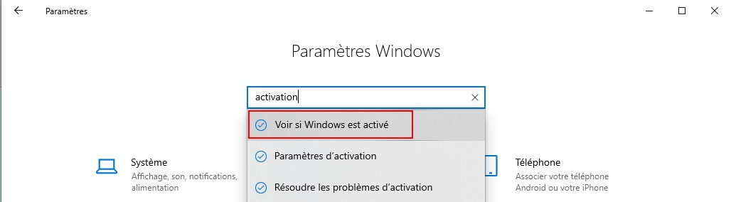 activation windows version professionnel