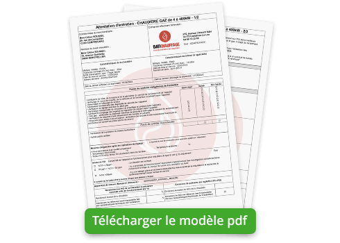 telecharger modele pdf attestation entretien chaudiere gaz fioul chauffagiste