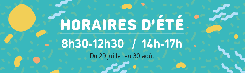 Horaires ete batappli 8h30 12h30 14h 17h juillet aout 2024