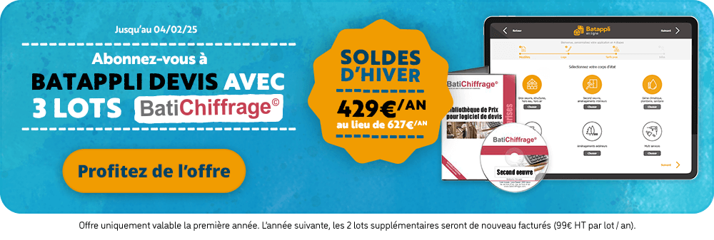 Soldes d'hiver Batappli + 3 bibliothèques offertes